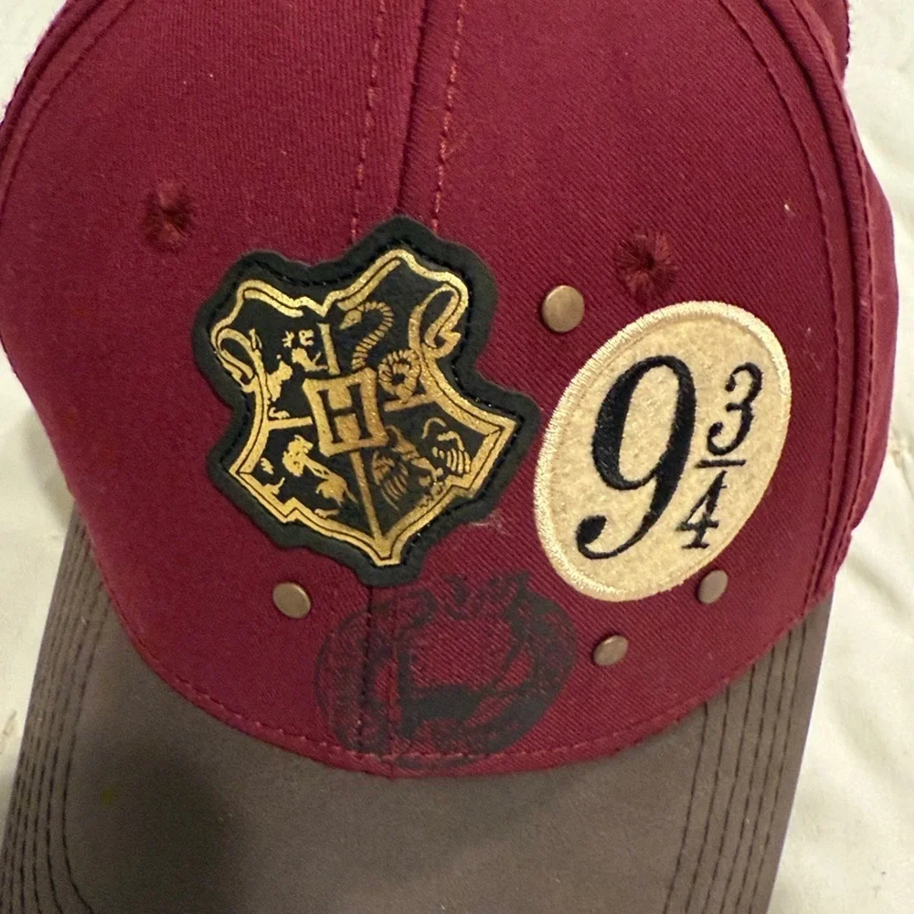Harry Potter Hat Hogwarts Express Platform Adjustable Ball Cap Movie *